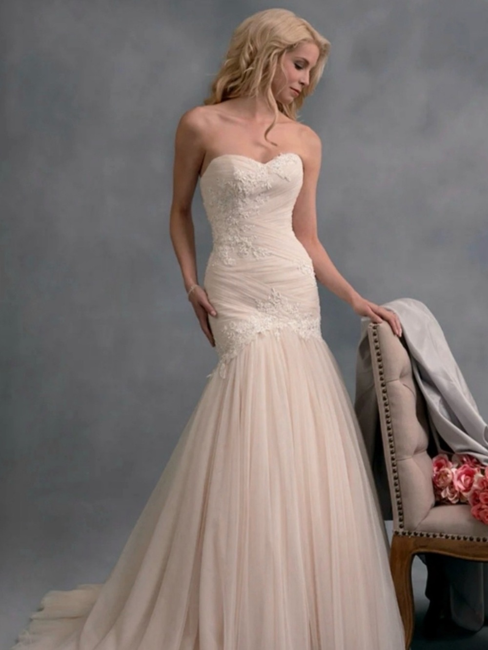 Alfred Angelo Cream Bridal Gown